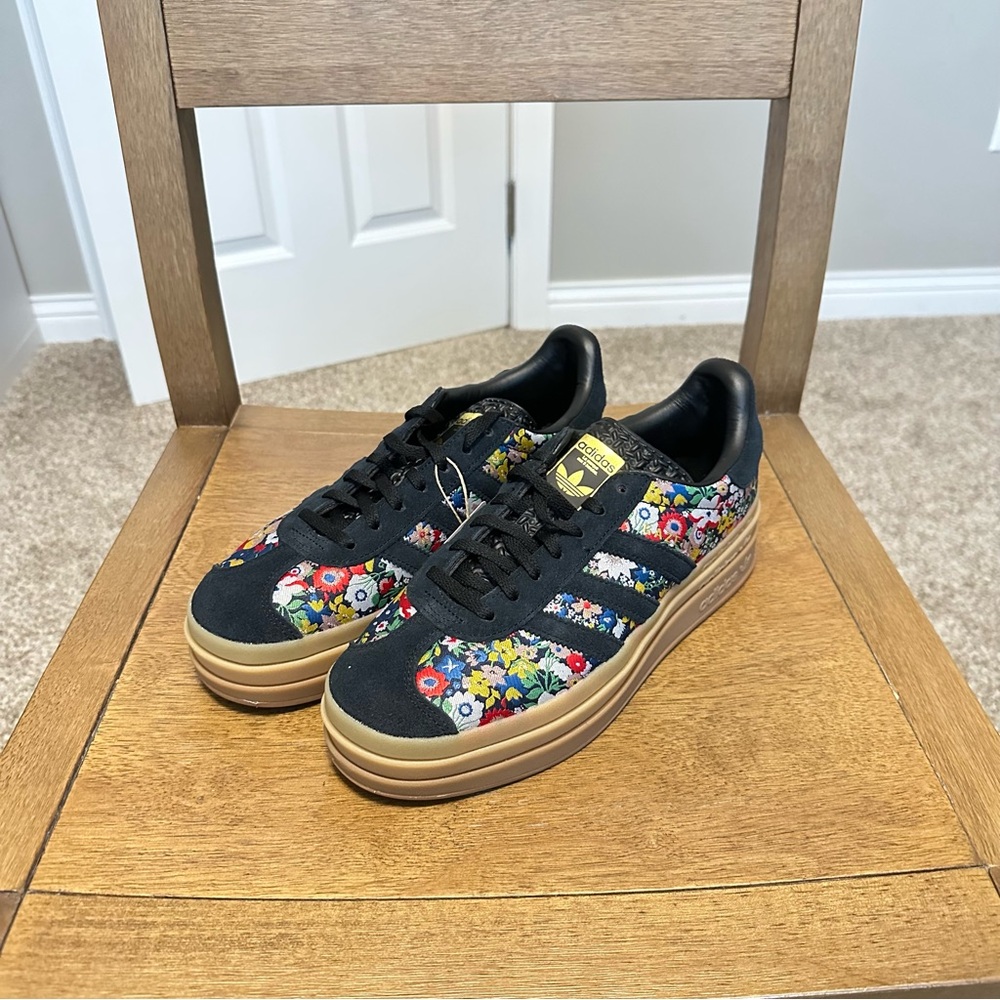 Adidas Gazelle Bold x Liberty London Shoes